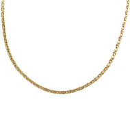 Chaîne d'occasion or 750 jaune maille fantaisie 40,5 cm