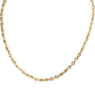 Chaîne d'occasion or 375 jaune maille torsadée 42 cm