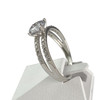 Bague d'occasion or 375 blanc zirconias - vue V2