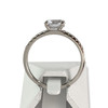 Bague d'occasion or 375 blanc zirconias - vue V3