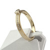 Bague d'occasion or 750 jaune diamants - vue V2