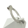 Solitaire Garel d'occasion or 750 blanc diamant - vue V2