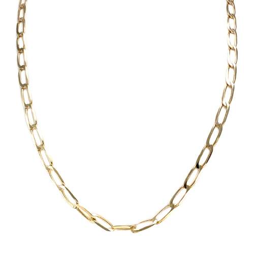 Second-hand gold chain 750 yellow horse chain 51.5 cm