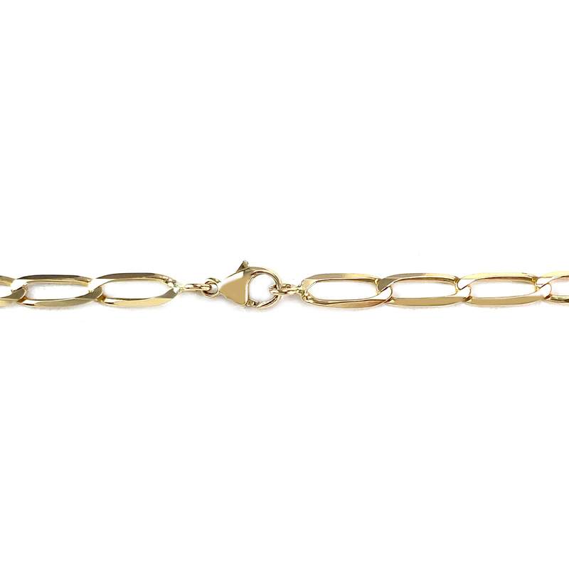 Chaîne d'occasion or 750 jaune maille cheval 51,5 cm - vue 3