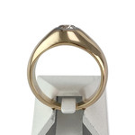Solitaire d'occasion or 750 2 tons diamant - vue 3