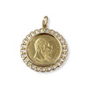 Pendentif d'occasion or 750 jaune porte pièce 'leopold II 20 francs 1875' - vue V1