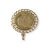 Pendentif d'occasion or 750 jaune porte pièce 'leopold II 20 francs 1875' - vue V2