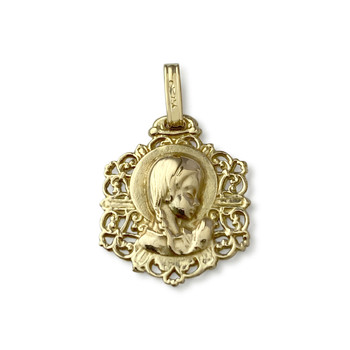 Pendentif d'occasion or 750 jaune vierge
