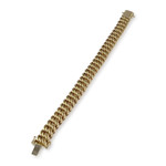 Bracelet d'occasion or 750 jaune maille américaine 19 cm - vue 2