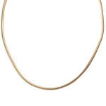 Chaîne d'occasion or 750 jaune maille serpent 45,5 cm - vue 1