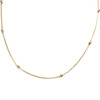 Collier d'occasion or 750 jaune maille forçat 42,5 cm - vue V1