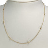 Collier d'occasion or 750 jaune maille forçat 42,5 cm - vue V2