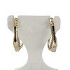 Boucles d'oreilles dormeuses d'occasion 2 ors 375 diamants - vue V3