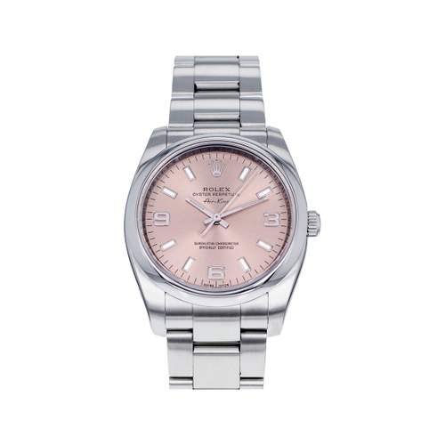 Tweedehands horloge ROLEX Air King gemengd automatisch uurwerk gecertificeerd (cosc) roestvrij stalen armband