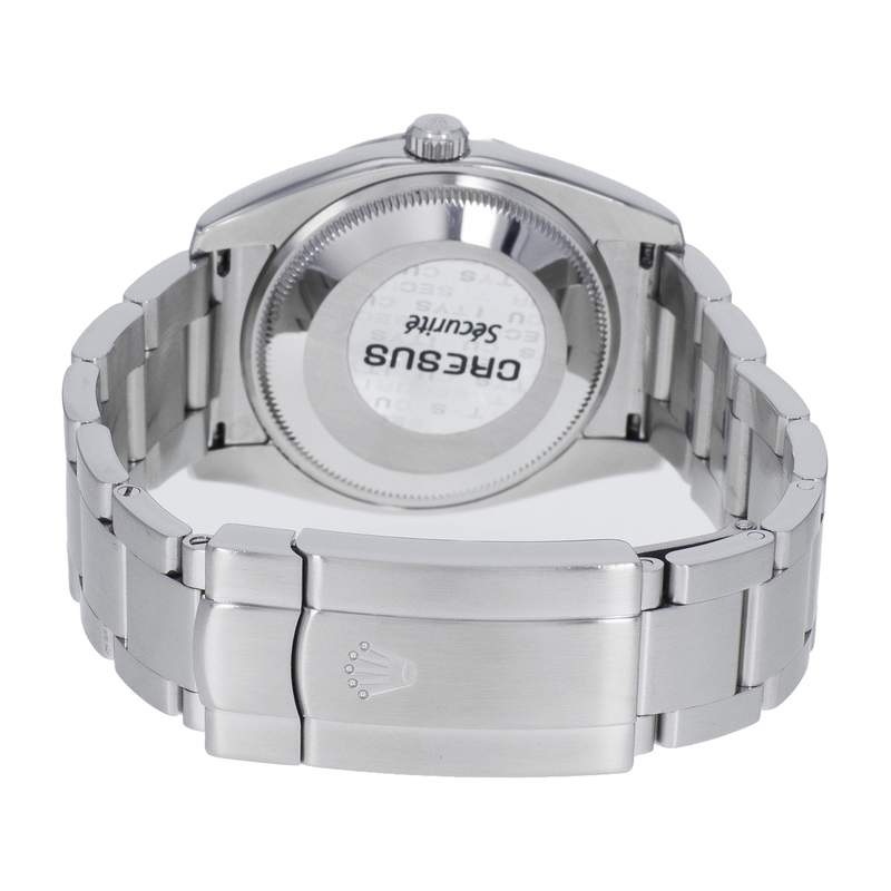 Montre d'occasion ROLEX Air King mixte mouvement automatique certifié (cosc) bracelet acier - vue 3