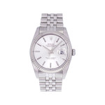 Montre d'occasion ROLEX DateJust homme mouvement automatique certifié (cosc) bracelet acier - vue 1