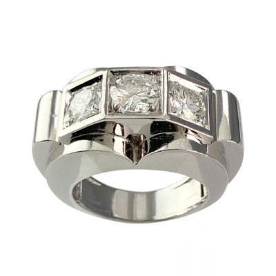 Bague d'occasion platine 950 diamants