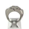 Bague d'occasion platine 950 diamants - vue V3