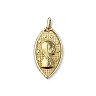 Médaille vierge d'occasion or 750 jaune