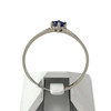 Bague d'occasion or 750 blanc saphir - vue V3