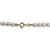 Collier en chute d'occasion or 750 jaune perles de culture de chine 42,5 cm - vue V3