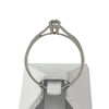Bague d'occasion or 750 blanc diamants - vue V3