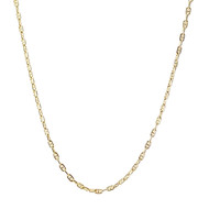 Chaîne d'occasion or 750 jaune maille marine 60,5 cm