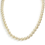 Collier choker d'occasion argent 925 perles de culture akoya 46 cm - vue 1