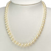 Collier choker d'occasion argent 925 perles de culture akoya 46 cm - vue V2