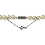 Collier choker d'occasion argent 925 perles de culture akoya 46 cm - vue 3