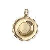 Pendentif vierge d'occasion or 750 jaune - vue V2