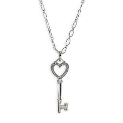 Collier Tiffany & Co d'occasion or 750 blanc diamants - vue 1