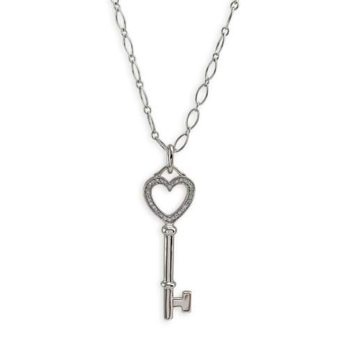 Tiffany & Co tweedehands gouden 750 witte diamanten collier