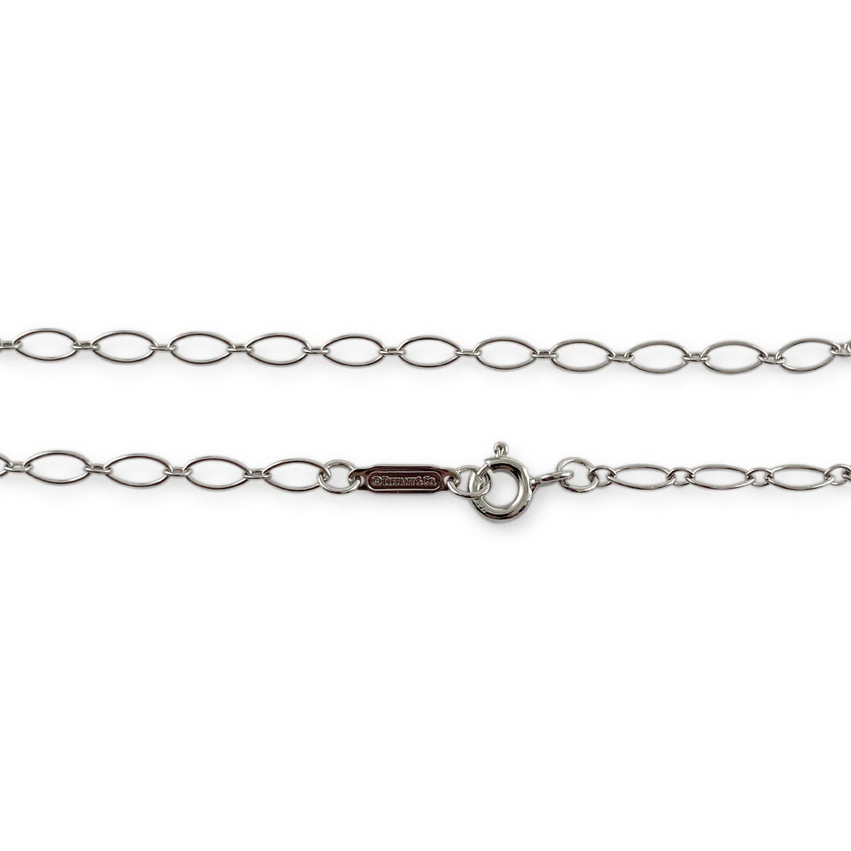 Collier Tiffany & Co d'occasion or 750 blanc diamants - vue 3