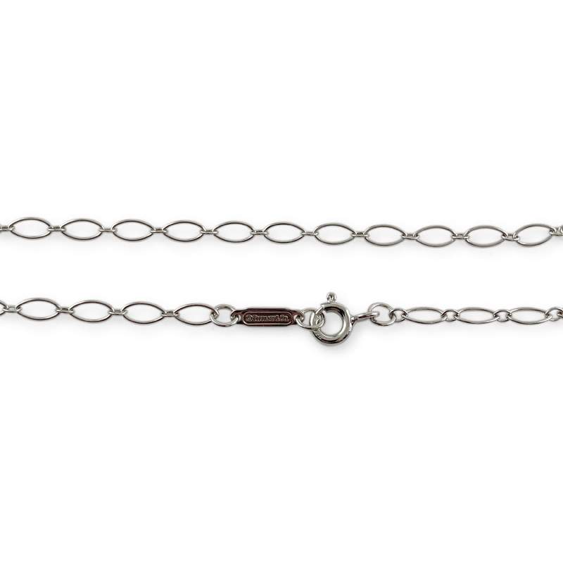 Collier Tiffany & Co d'occasion or 750 blanc diamants - vue 3