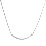 Collier Tiffany & Co d'occasion or 750 blanc diamants - vue 1