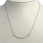 Collier Tiffany & Co d'occasion or 750 blanc diamants - vue 2