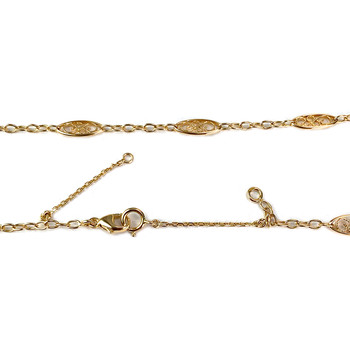 Collier d'occasion or 750 jaune maille filigrane 52,5 cm