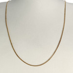 Chaîne d'occasion or 750 jaune maille gourmette 61,5 cm - vue 2