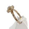 Pre-owned 750 gold ring with two-tone synthetic spinels - view V2