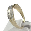 Bague d'occasion or 375 2 tons zirconias - vue V2
