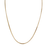 Chaîne d'occasion or 750 jaune maille gourmette 56 cm