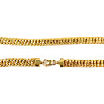 Collier d'occasion or 750 jaune maille américaine 43 cm - vue 3