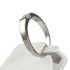 Solitaire d'occasion or 750 blanc diamant - vue V2