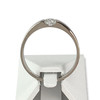 Solitaire d'occasion or 750 blanc diamant - vue V3