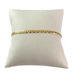 Bracelet d'occasion or 750 jaune maille haricot 18,5 cm - vue 1