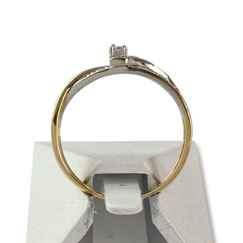 Bague d'occasion 2 ors 750 diamants