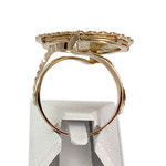 Bague d'occasion or 750 rose porte pièce 'napoléon III 10 francs 1862' - vue 3