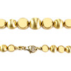 Collier en chute d'occasion or 750 jaune maille boules 45,5 cm - vue V3