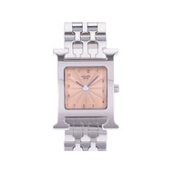 Montre d'occasion HERMES Heure H femme quartz bracelet acier